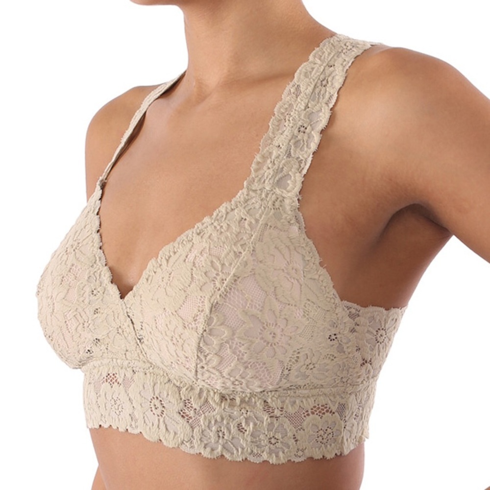 Amina Lace Bralette in Nude - Picture 7 of 8